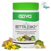Thumbnail for OZiva Plant Based Bettr.D3K2+ Capsules