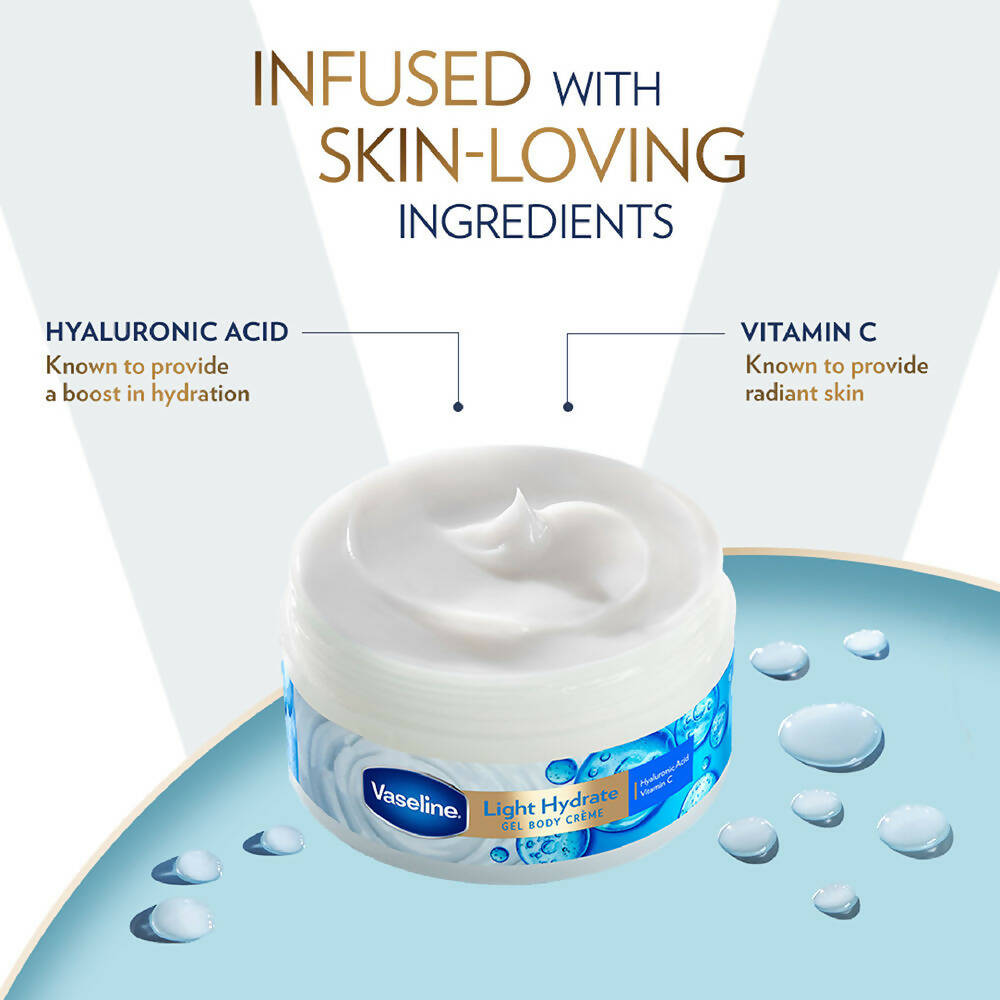 Vaseline Light Hydrate Gel Body Creme - Distacart
