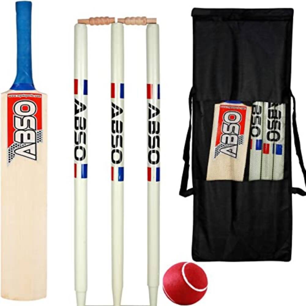 ABSO Wooden Tennis Cricket Kit (Size 4) - Distacart