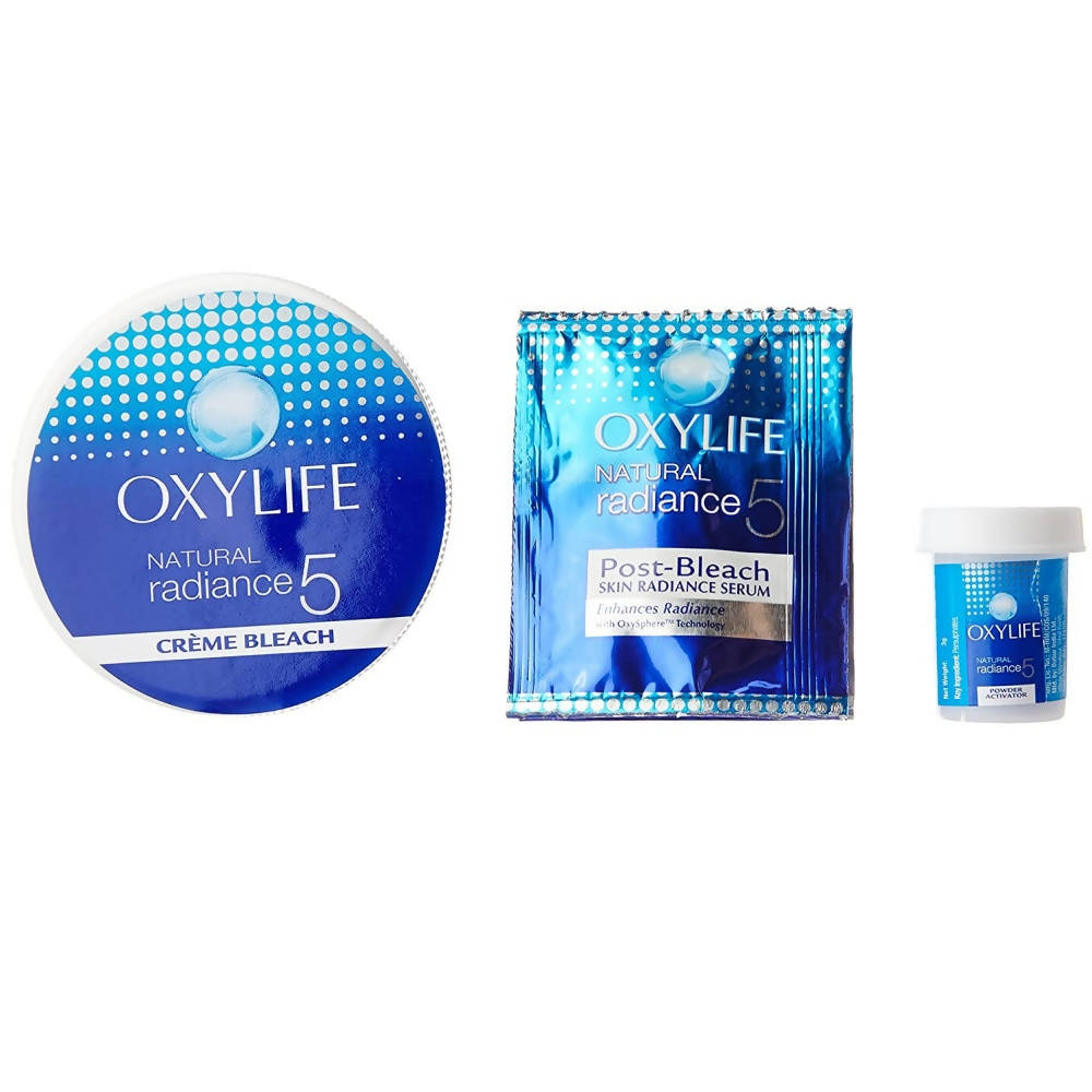 Oxylife Natural Radiance 5 Creme Bleach With Active Oxygen - Distacart