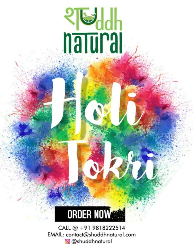 Shuddh Natural Ubtan Based Gulal for Holi - Natural | Multicolour - Distacart