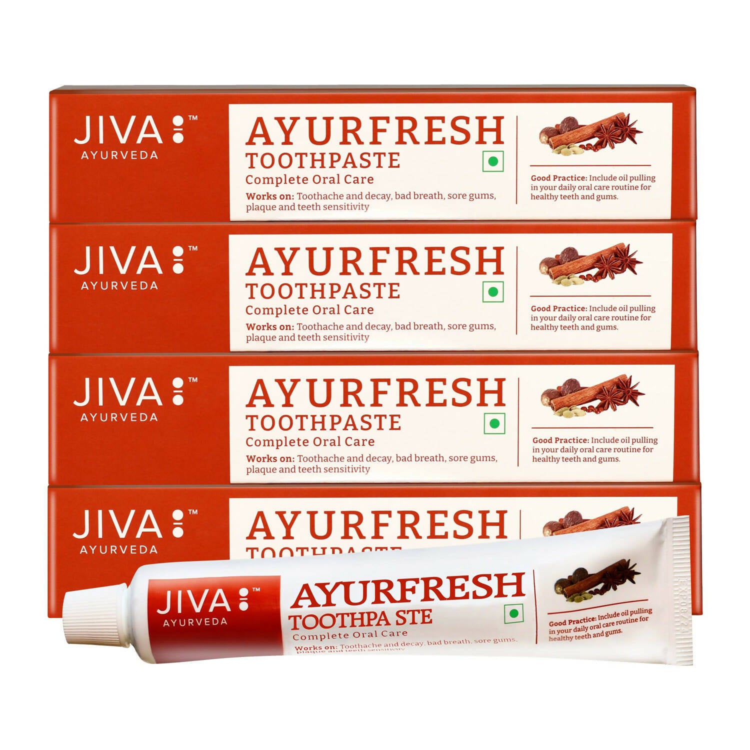 Jiva Ayurveda Ayurfresh Toothpaste With Almond Soap Free - Distacart