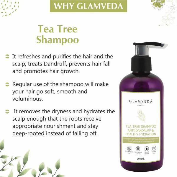 Glamveda Tea Tree Shampoo
