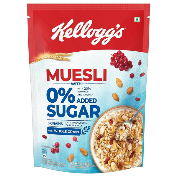 Kellogg's Muesli 0% Added Sugar - Distacart