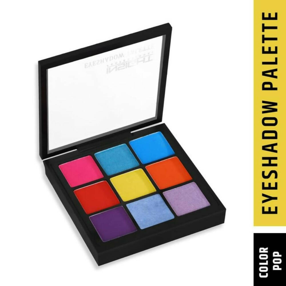Insight Cosmetics 9 Color Eyeshadow Pallate - Color Pop - Distacart