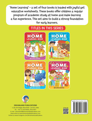 Dreamland Home Learning Book With Joyful Activities - 4+ : Children Interactive & Activity Book - Distacart
