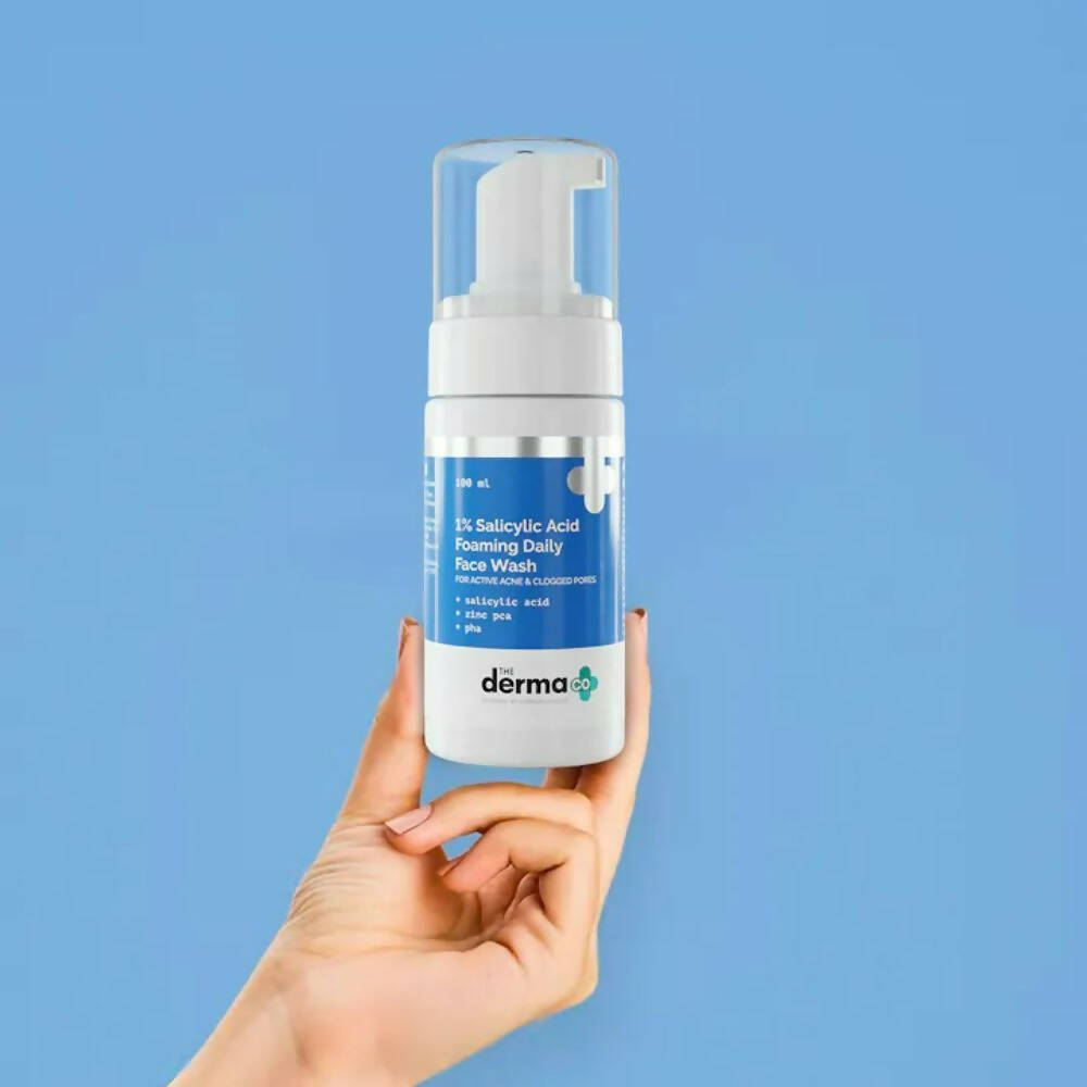The Derma Co 1% Salicylic Acid Foaming Daily Face Wash - Distacart