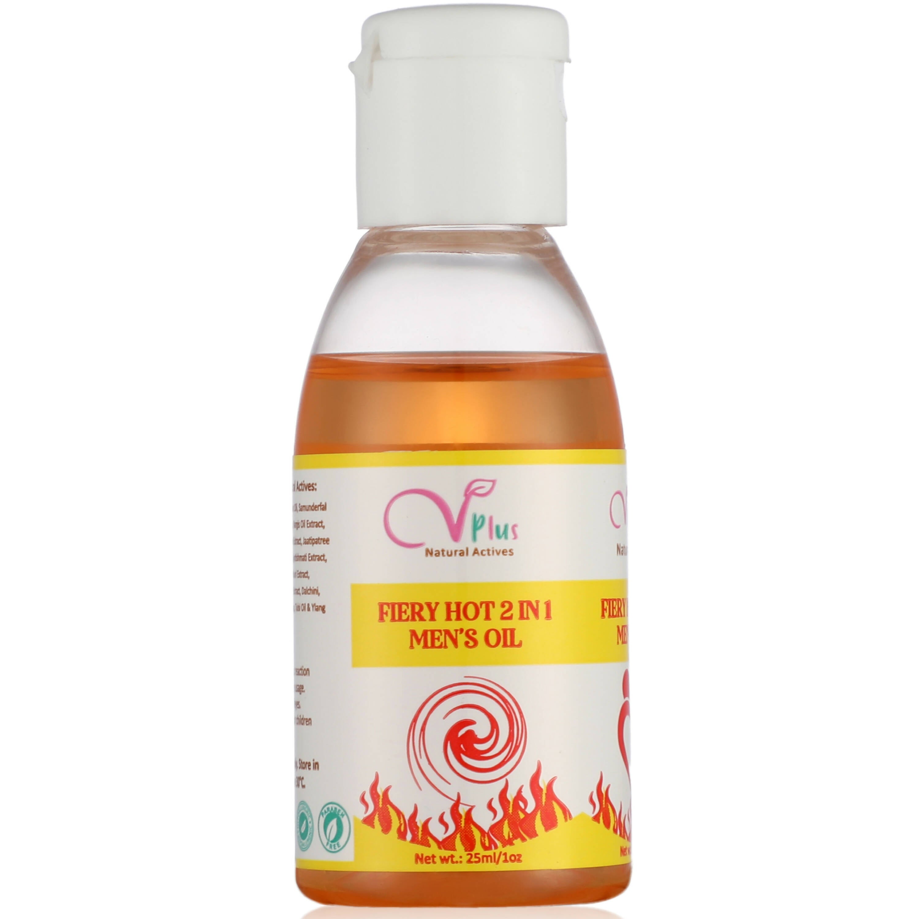 Vigini Plus Natural Actives Fiery Hot Men's Performance Lubricant Delay Oil - Distacart