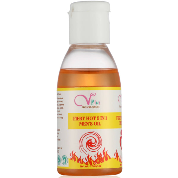 Vigini Plus Natural Actives Fiery Hot Men's Performance Lubricant Delay Oil - Distacart