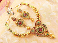Thumbnail for Multicolor Kemp Antique Necklace Set For Women