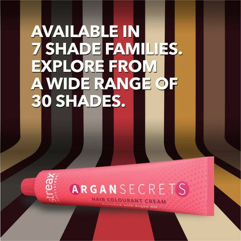Streax Professional Argan Secrets Hair Colourant Cream - Flame Red 0.6 - Distacart