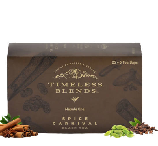 The Hillcart Tales Timeless Blends Spice Carnival Black Tea Bags - Distacart