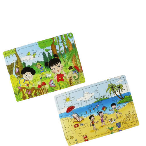 Matoyi Jigsaw Puzzles Combo – Beach And Nature - Distacart
