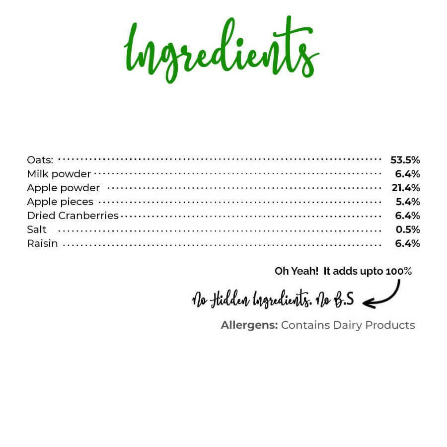 The Taste Company Apple Oat Meal - Distacart