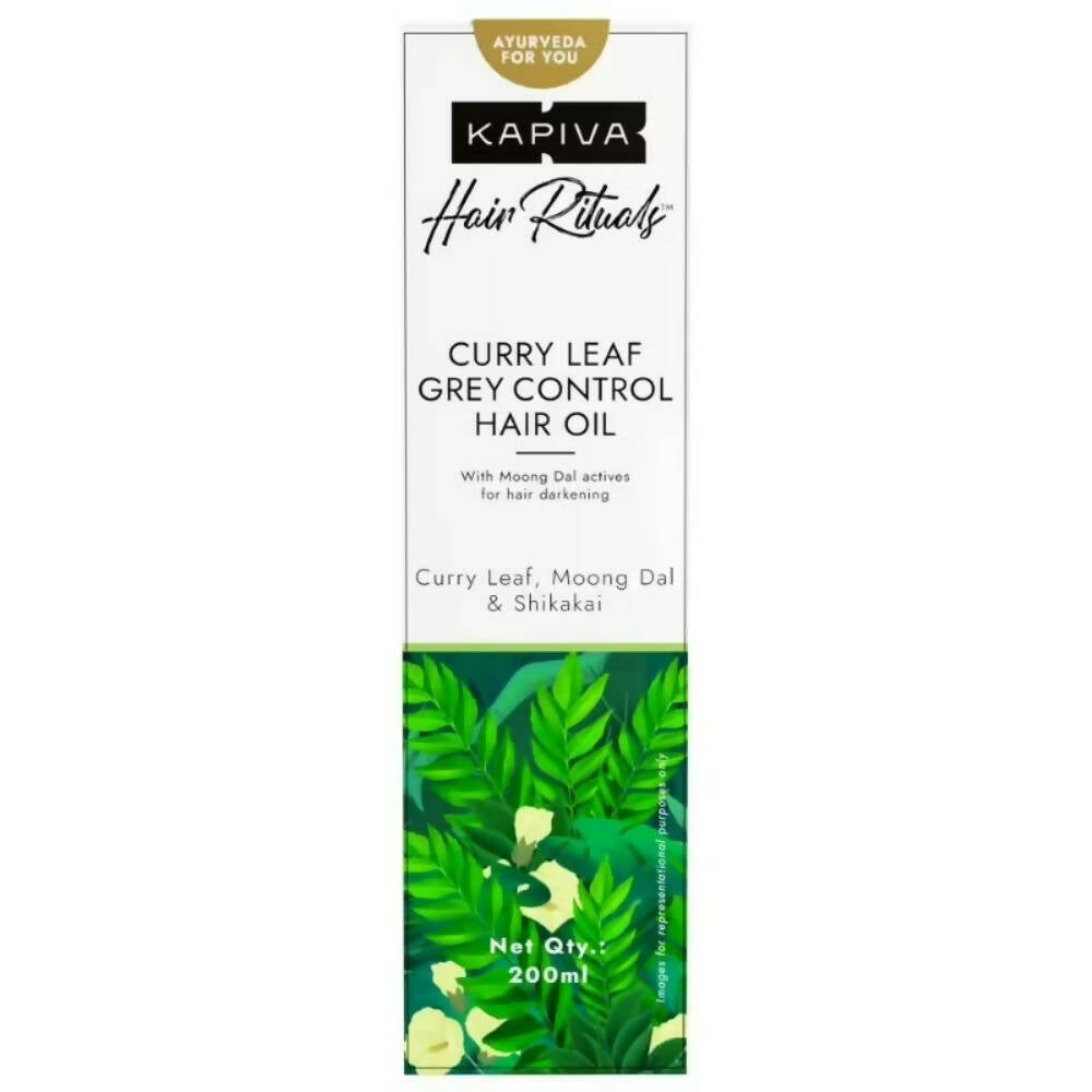 Kapiva Ayurveda Hair Rituals Curry Leaf Anti Grey Hair Oil - Distacart