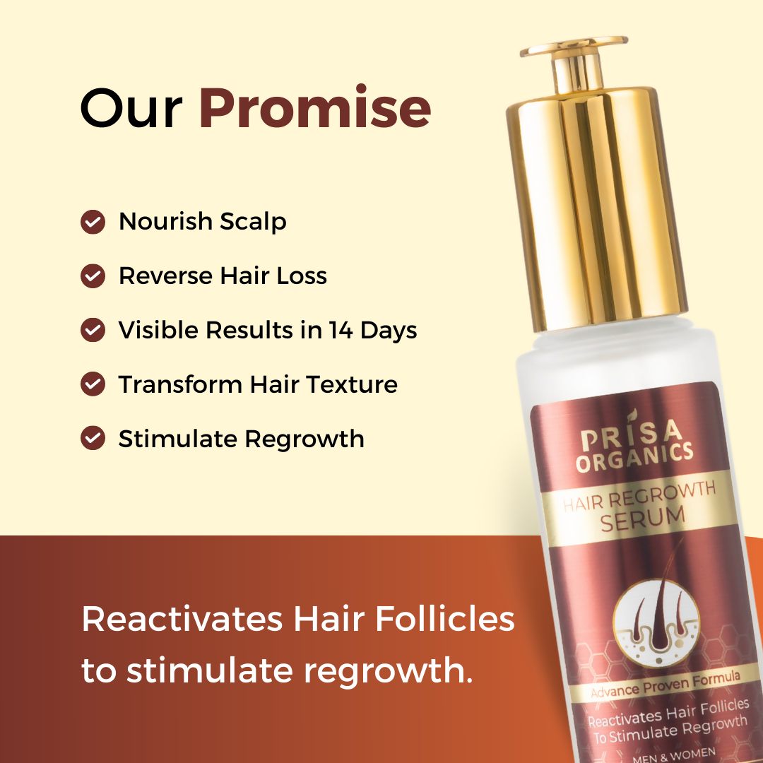 Prisa Organics Hair Re Growth Serum - Distacart