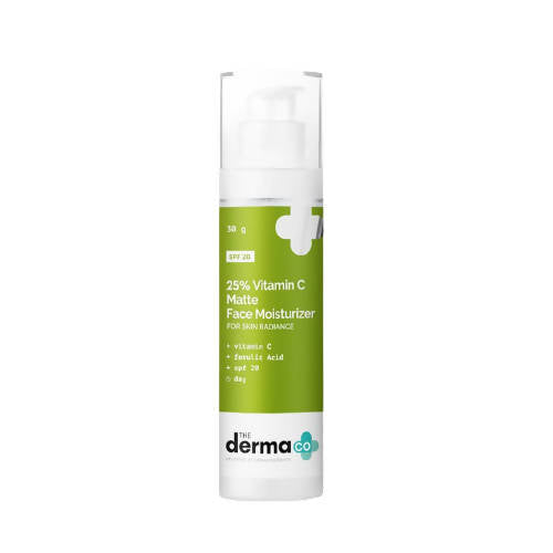 The Derma Co 25% Vitamin C Matte Face Moisturizer For Skin Radiance
