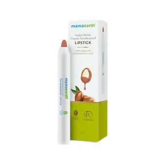 Mamaearth Hydra-Matte Crayon Transferproof Lipstick Cafe Latte Nude - Distacart