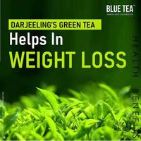 Thumbnail for Blue Tea Organic Mint Green Tea with Shankhpushpi - Distacart