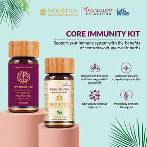 Biogetica Core Immunity Kit - Immunofree Tablets and Reginmune Capsules - Distacart
