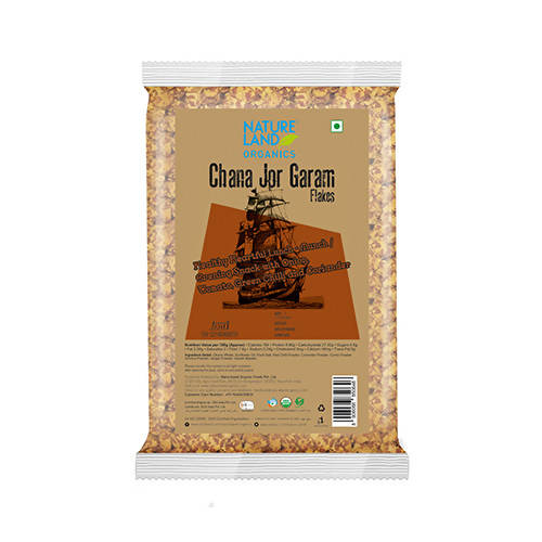 Nature Land Organics Chana Jor Garam Flakes - Distacart