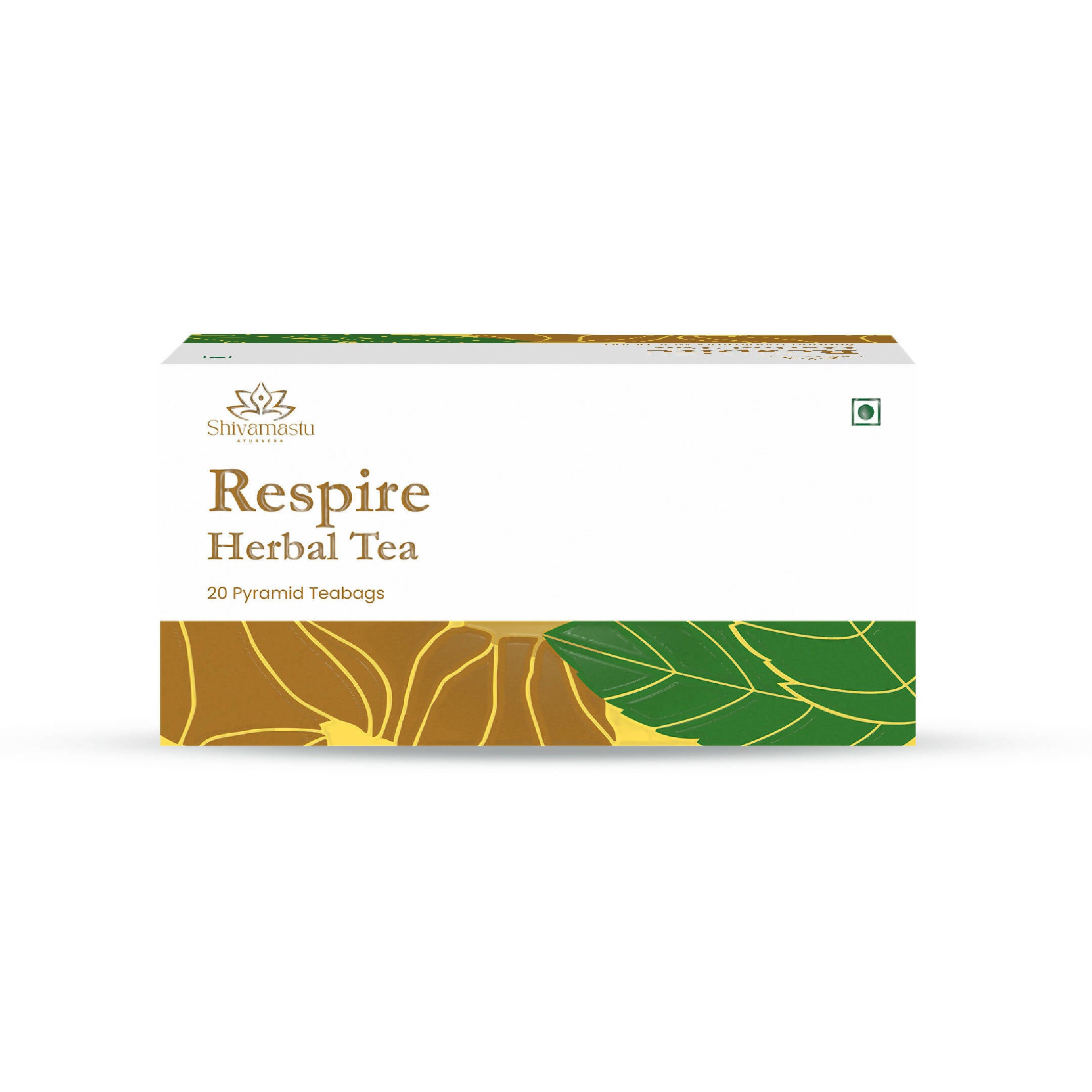 Shivamastu Ayurveda Respire Herbal Tea - 20 Pyramid Teabags - Distacart