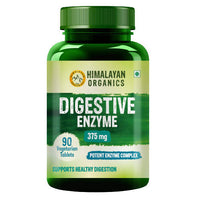 Thumbnail for Himalayan Organics Digestive Enzyme 375 mg Potent Enszyme Complex, Supports Healthy Digestion: 90 Vegetarian Capsules
