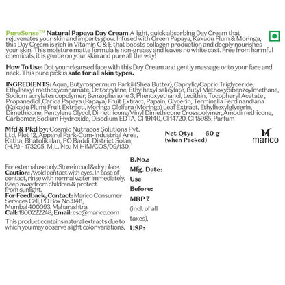 PureSense Natural Papaya Day Cream - Distacart