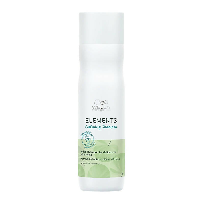 Wella Professionals Elements Calming Shampoo - Mild Shampoo For Delicate Or Dry Scalp - Distacart