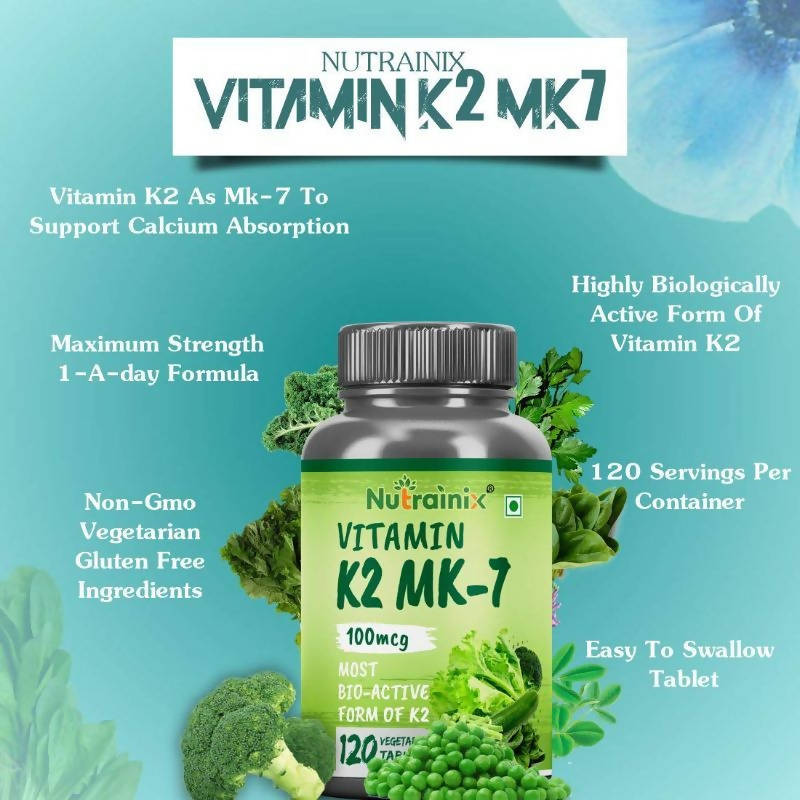 Nutrainix Vitamin K2 MK-7 Tablets