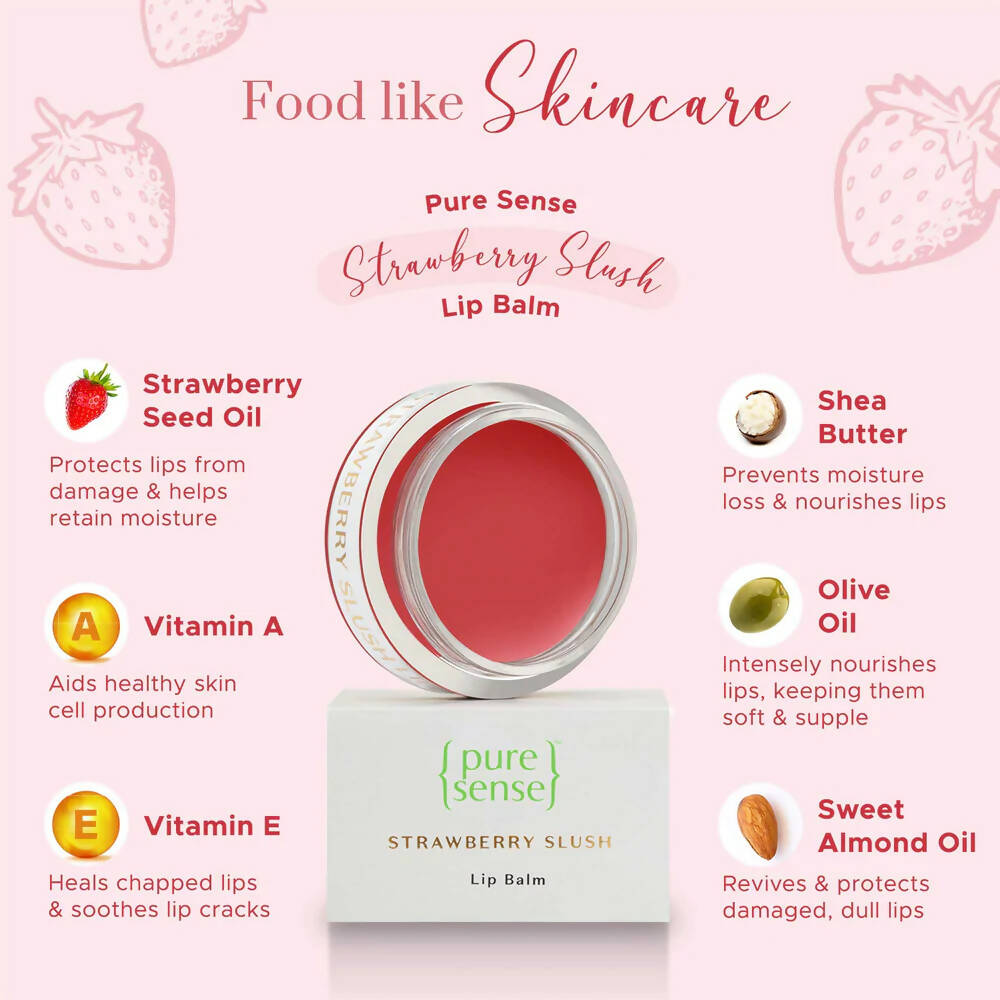PureSense Strawberry Slush Lip Balm - Distacart