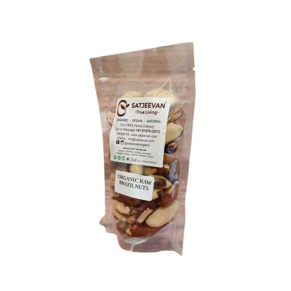 Satjeevan Organic Raw Brazilnuts - Distacart