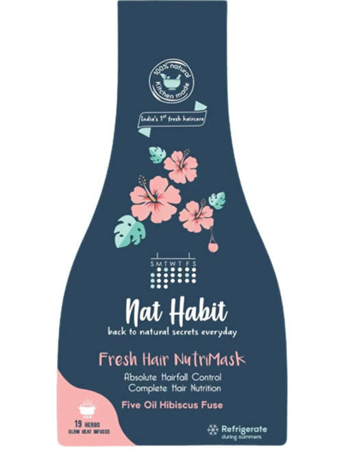 Nat Habit Five Oil Hibiscus Fuse Fresh Hair Nutri Mask - Distacart