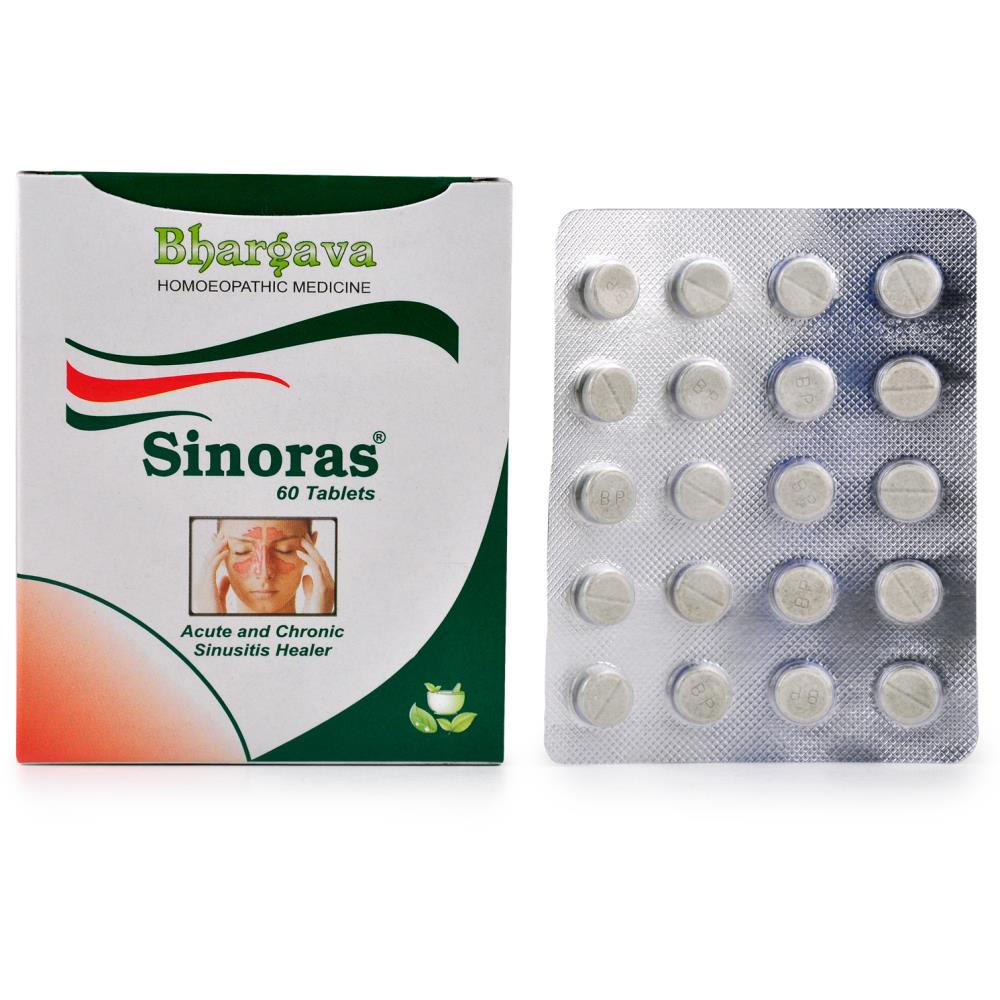 Dr. Bhargava Homeopathy Sinoras Tablets - Distacart