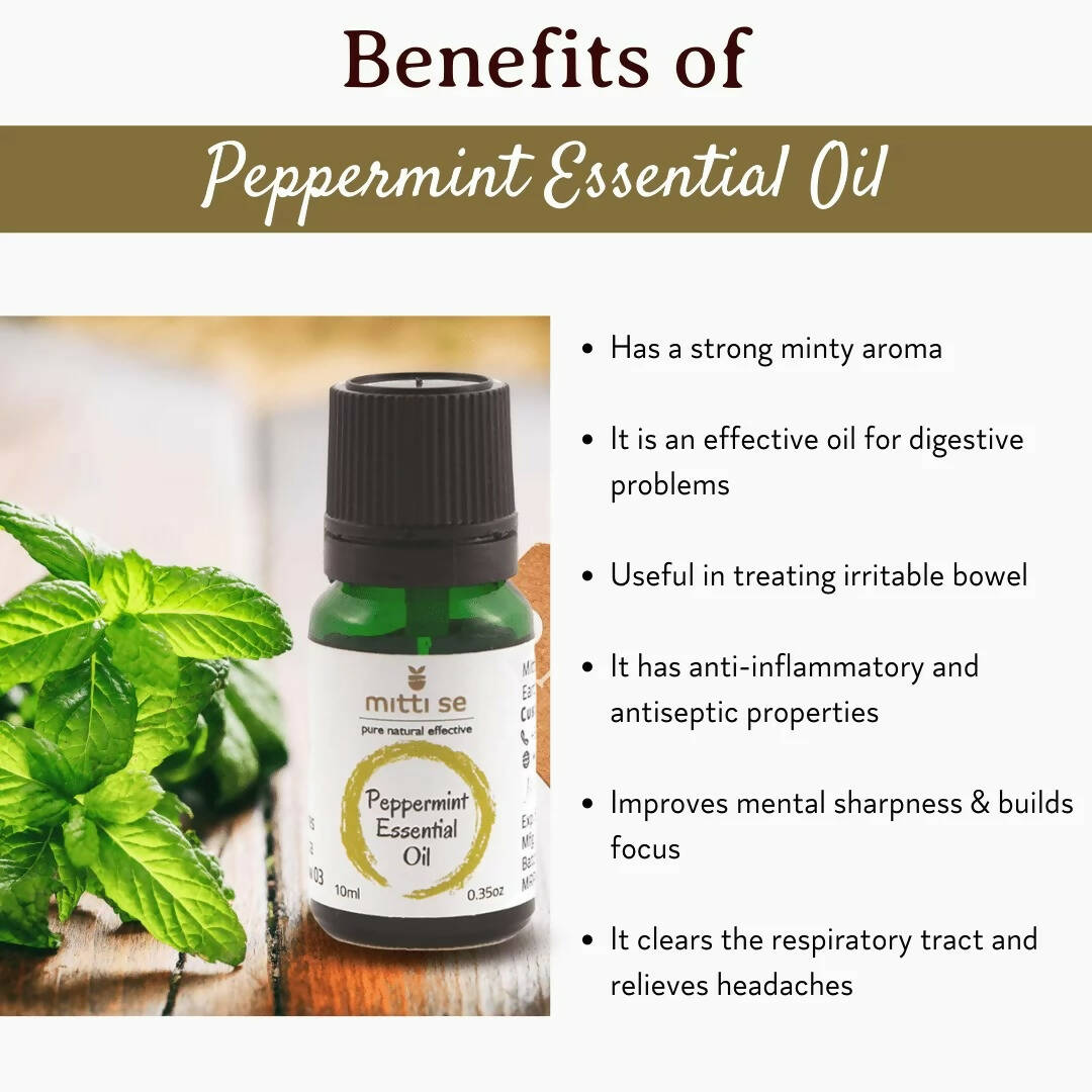 Mitti Se Peppermint Essential Oil - Distacart