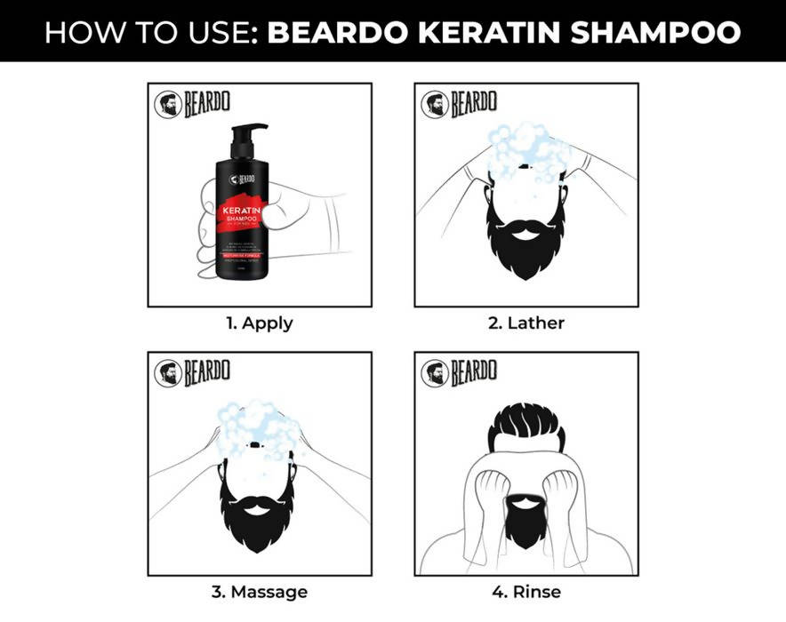 Beardo Keratin Shampoo for Men - Distacart