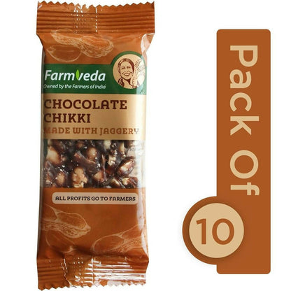 Farmveda Chocolate Chikki- Made With Jaggery - Distacart