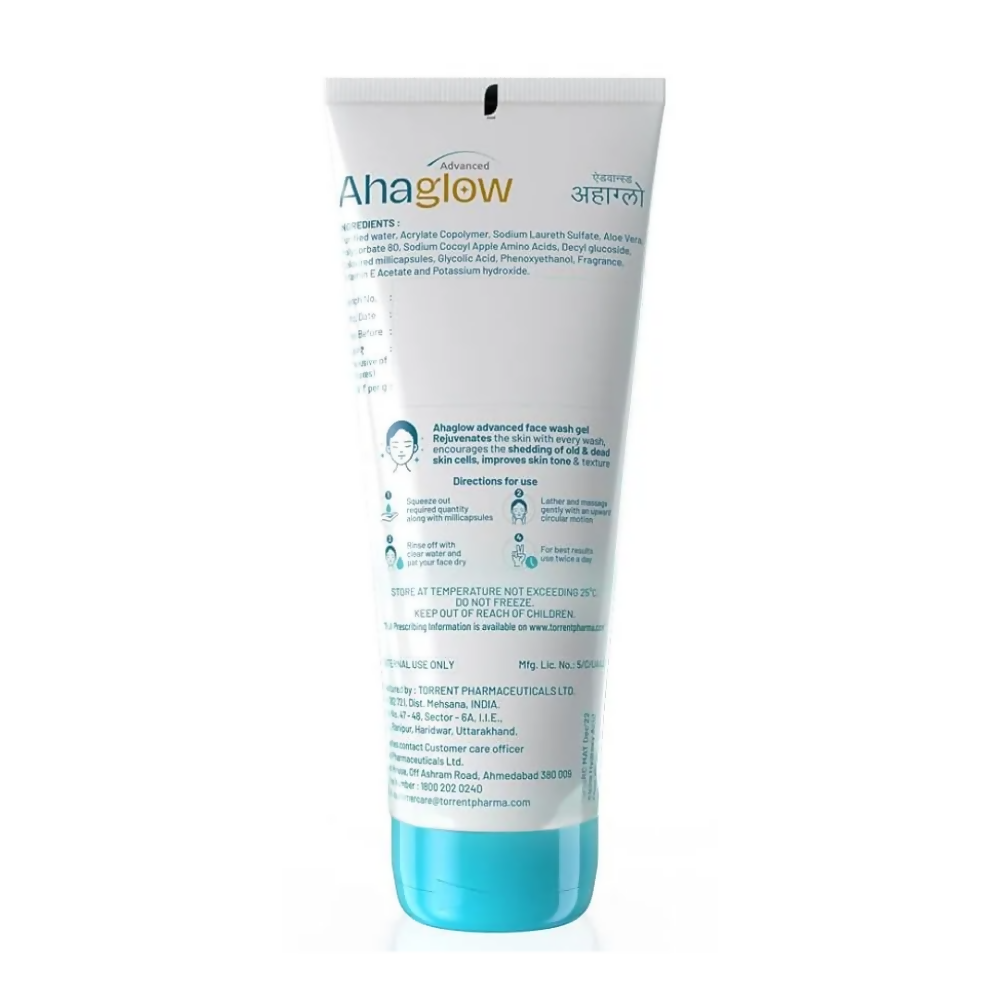 Ahaglow Skin Rejuvenating Face Wash Gel - Distacart