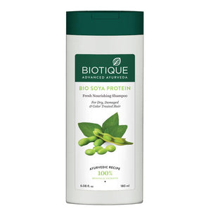 Biotique Advanced Ayurveda Bio Soya Protein Fresh Nourishing Shampoo 180Ml,
