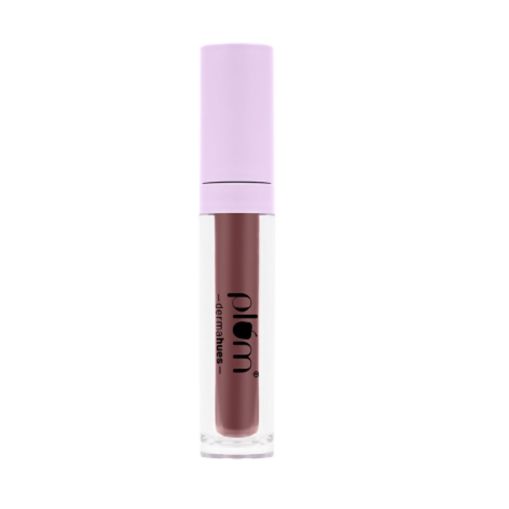 Plum Glassy Glaze Lip Lacquer 3-in-1 Lipstick + Lip Balm + Gloss 07 Mauvelous - Distacart