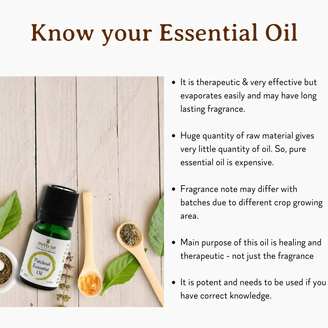 Mitti Se Patchouli Essential Oil - Distacart