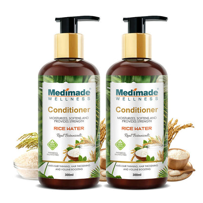 Medimade Wellness Rice Water Hair Conditioner - Distacart