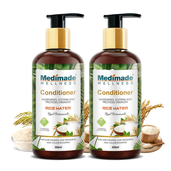 Medimade Wellness Rice Water Hair Conditioner - Distacart
