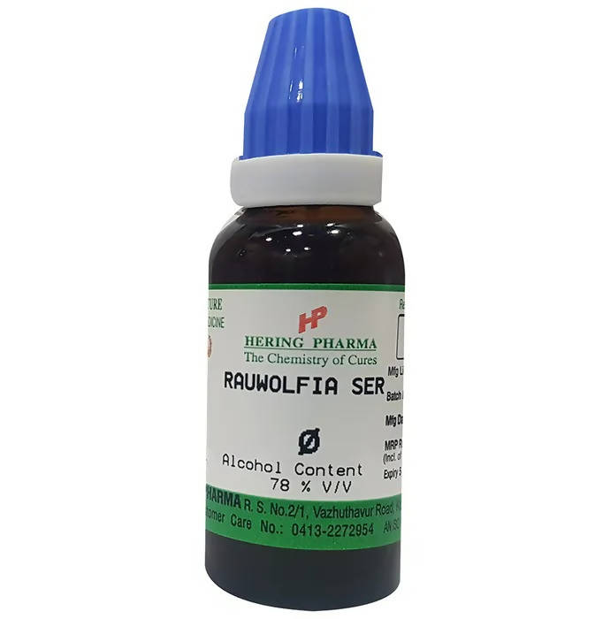 Hering Pharma Rauwolfia Ser Mother Tincture Q - Distacart