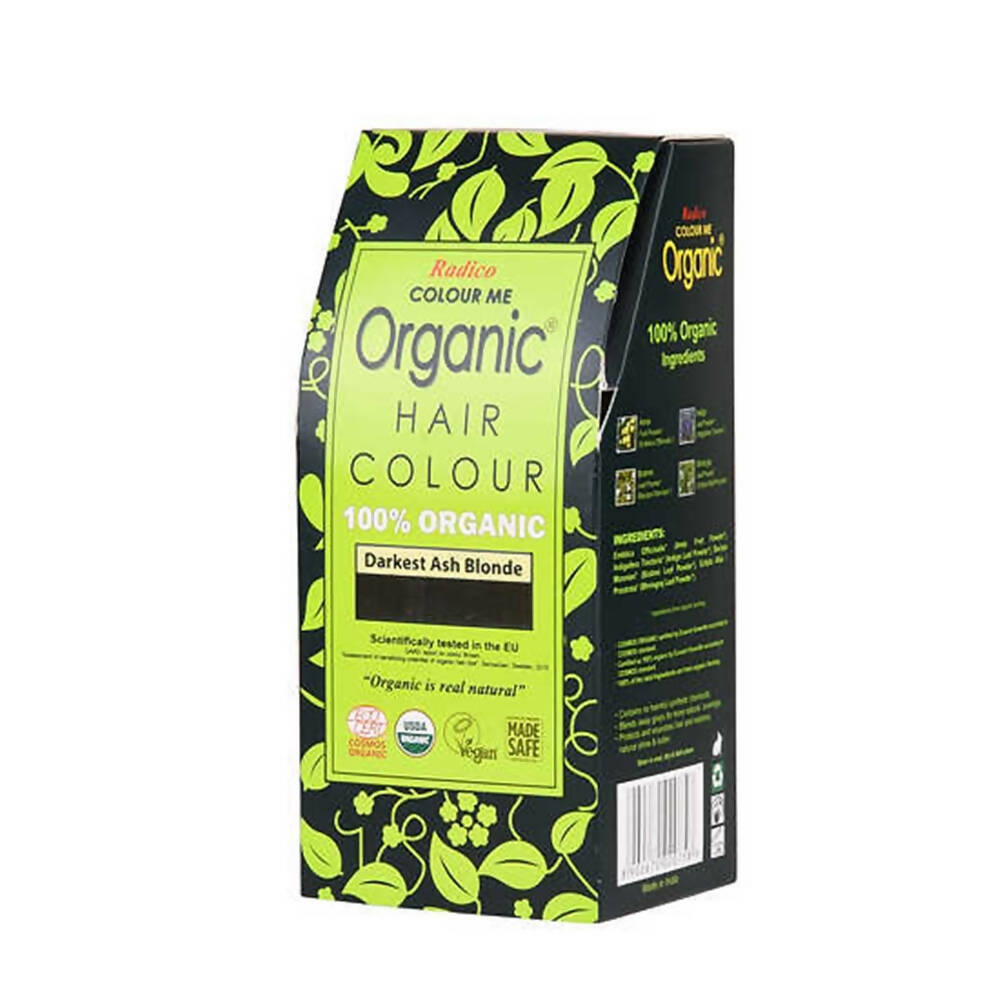 Radico Organic Hair Colour-Darkest Ash Blonde - Distacart