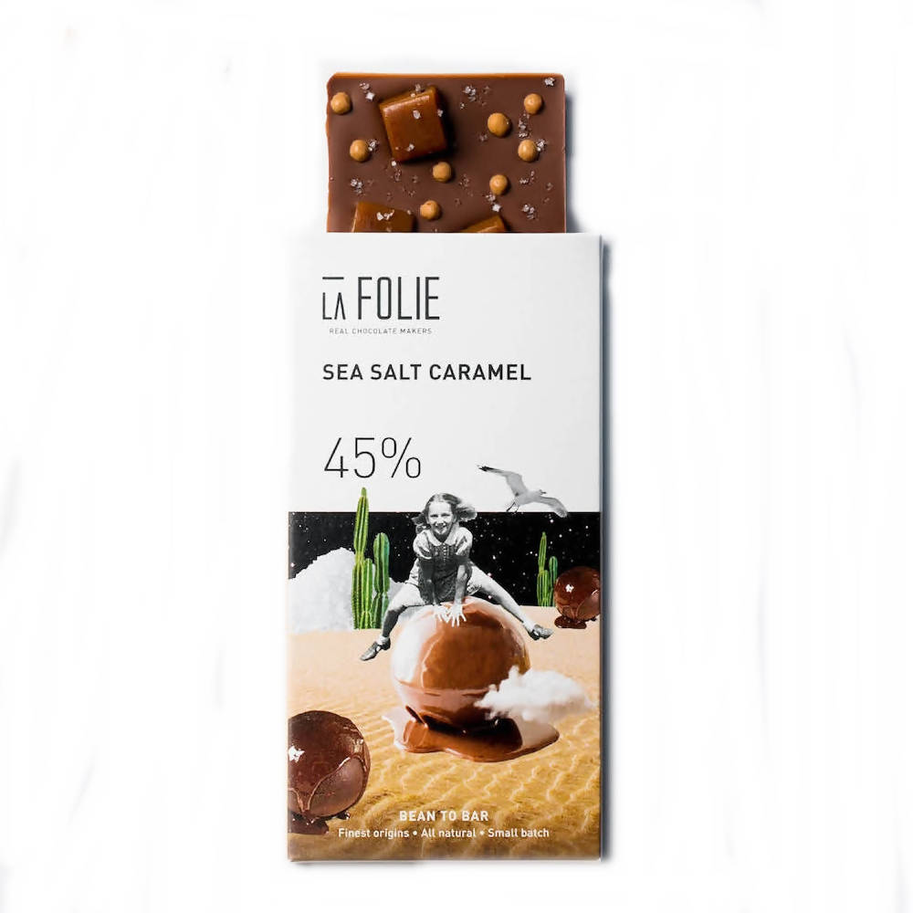 La Folie Sea Salt Caramel Chocolate - Distacart