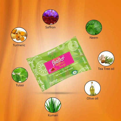 Bello Herbals Herbal Saffron Soap - Distacart