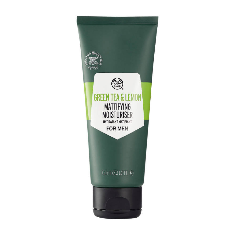  The Body Shop Green Tea And Lemon Mattifying Moisturiser For Men 100 ml