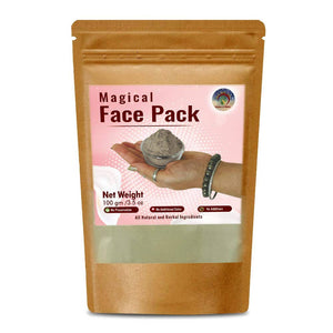 Brown & White Magical Face Pack