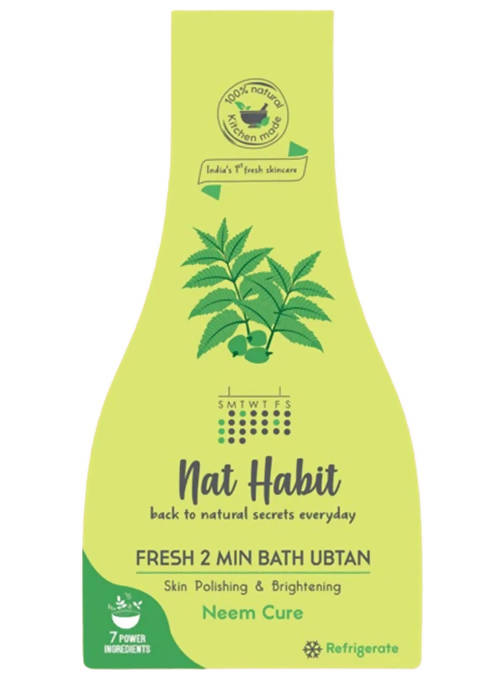 Nat Habit Neem Cure Fresh 2 Min Bath Ubtan - Distacart
